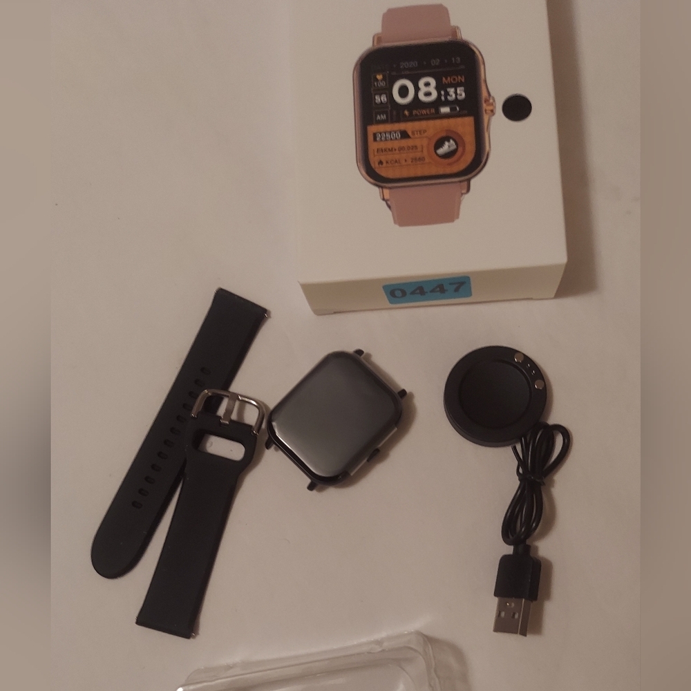 NEW Smart Watch By Doviico In Black - Picture 3 of 5
